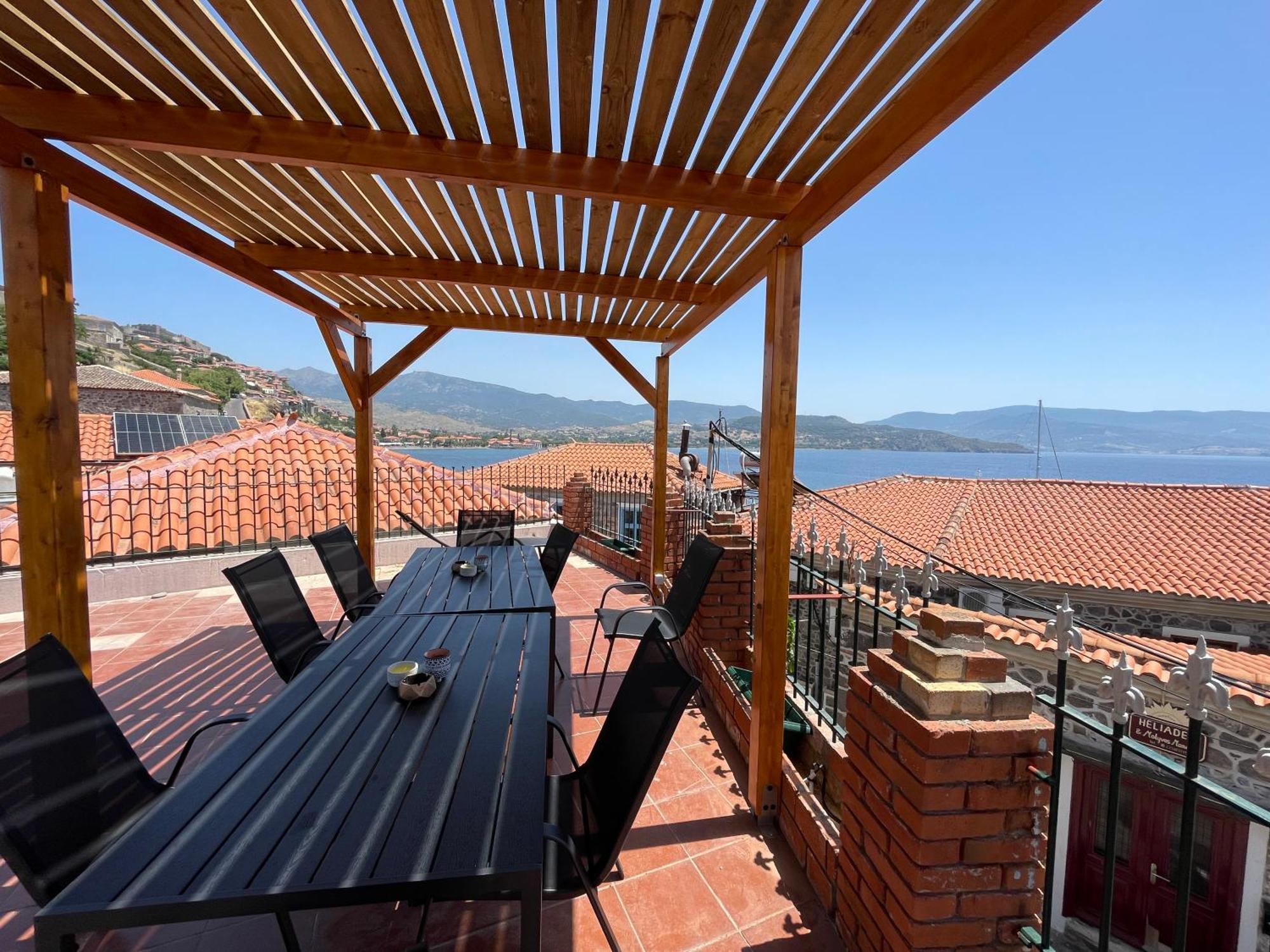Q Apartments Molyvos ميثيمْنا المظهر الخارجي الصورة